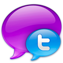 Small Twitter Logo in Blue icon